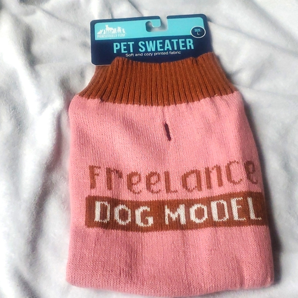 Pawsitively Fun Pet Sweater
